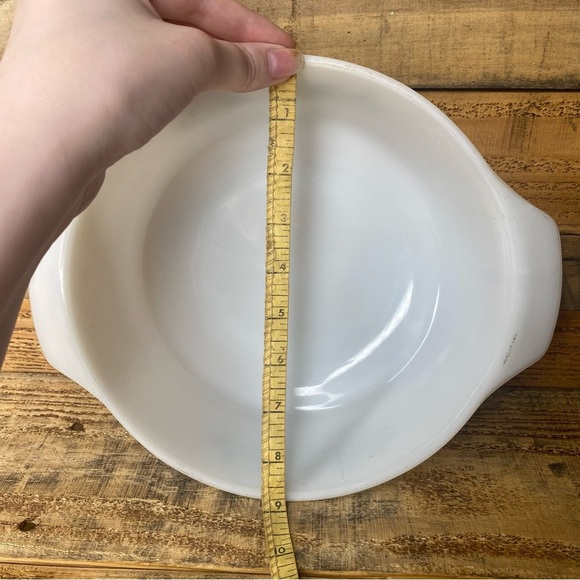 Vintage Anchor Hocking Fire King #437 Green Meadow 1 1/2 Quart QT Casserole Dish - Picture 10 of 10